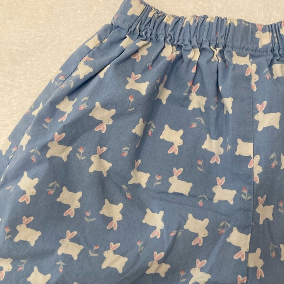Vintage Girls Bunny Rabbit Shorts Handmade Cotton Size 4 - Picture 4 of 9